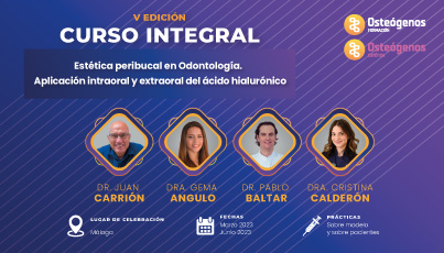5ª edición del Curso Integral de estética peribucal en odontología